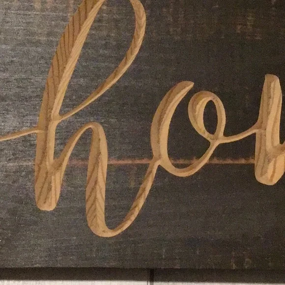 Rustic Wood Home Sign - Picture 2 of 4